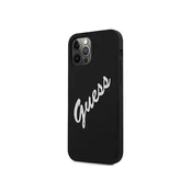 Guess GUHCP12MLSVSBW iPhone 12/12 Pro 6,1 black white hardcase Silicone Vintage (GUHCP12MLSVSBW)