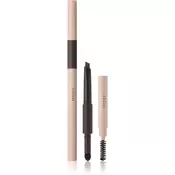 thim Artist Touch Brow Duo obojestranski svinčnik za obrvi s krtačko odtenek 03 Black Brown 0.6 g