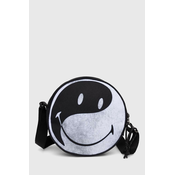 Torbica za okoli pasu Eastpak x Smiley črna barva