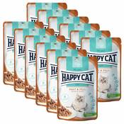 Vrečka Happy Cat Care Haut & Fell/Koža & dlaka 12 x 85 g