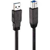 Lindy 43098 USB cable 10 m 3.0 (3.1 Gen 1) USB A USB B Black