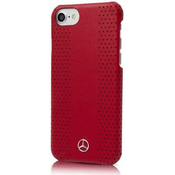 Mercedes - Apple iPhone 7 Hard Case Band Line Leather - Red (MEHCP7PEVSRE)