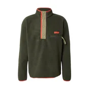 COLUMBIA Športen pulover Helvetia II pastelno zelena/temno zelena/neonsko oranžna