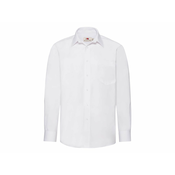 FRUIT OF THE LOOM F13•LONG SLEEVE POPLIN SHIRT