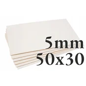 ONLY Brezova vezana plošča 5 mm 50x30 6 kosov