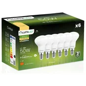 LUMILED 6x LED žarnica E14 reflektor R50 6W = 50W 540lm 3000K topla svetloba 120°