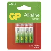 Baterija GP ALKALINE alkalna LR03 AAA 8 blister 8/1