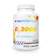Allnutrition – Vit D3 2000, 2000 IU - 200 kapsul