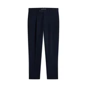 TOMMY HILFIGER Hlače z naborki New York temno modra