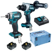 MAKITA Sada akumulátorového nářadí DDF492+DTD173 Li-ion LXT 18V/5,0Ah DLX2573TJ