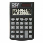 REBELL kalkulator SHC208, crni