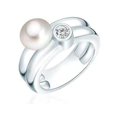 Valero Pearls Prstan srebrna/biserno bela