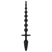 EasyToys - 2v1 analni čep (črn)