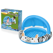 Napihljiv bazen s strehico Zebra, 97 x 66cm Bestway 52559