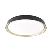 LED prigušiva stropno svetlo ILVI LED/30W/230V 2700-6500K pr. 40 cm crna/mesing + sa daljinskim upravljacem