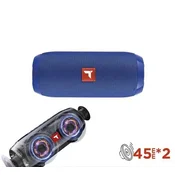 Bluetooth 5.3 Zvucnik TWS | 10W | USB, SD, AUX | Plavi | TORIMA