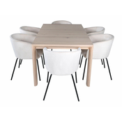 jedilnica set Dallas 2955 75x95x170cm