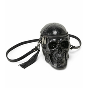 Torba (ročna torba) KILLSTAR - Grave Digger Skull - Črno -