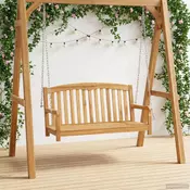 Ljuljacka Prirodna 114 x 61 x 61,5 cm Cvrsto teak drvo