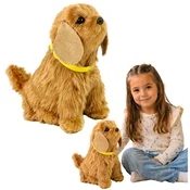 Interaktivna plišasta psa Mehka dlaka pasme Cocker Spaniel Pobožajte ga po glavi in spoznajte njegove funkcije