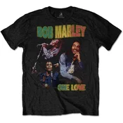 Bob Marley One Love Homage Black L Majica
