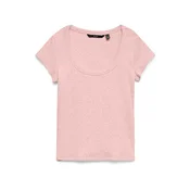 Vero Moda Majica Chloe 10344953 Roza Regular Fit