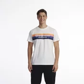 Sergio Tacchini Muška majica Stripe M, Bela