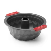 Pekač za šarkelj 26 cm, siva, jeklo, Lékué