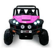 BabyCAR 24V POLAR JEEP 4x4 - otroški avto na akumulator z daljincem pink - 720 W