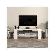Hanah Home TV komoda Lenora, 150x45x35 cm, Bijelo-antracit