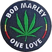 Bob Marley Leaf Iron-On Patch