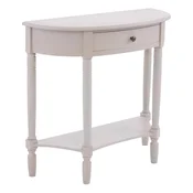 Siva stranska mizica iz masivnega bora 33x81 cm Heritage – Premier Housewares