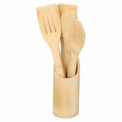 Northix Set kuhinjskih pripomočkov - bambus - 5 kosov