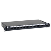 Masterlan Patch panel 24 Simplex SC sa kasetom, bez modula, crni