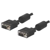 FAST ASIA VGA kabl HiQu feritno jezgro (m/m) 15m (Crni) VGA VGA m/m Crna