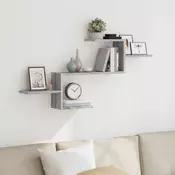 Zidna polica boja hrasta sonome 104x15x49 cm konstruirano drvo