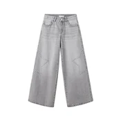 MANGO KIDS Kavbojke siv denim