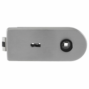 Ključavnica SOLIDO Studio Round 300-ključ, 2 ključa, steklo 8 mm, inox