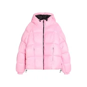 Bershka Zimska jakna roza/črna