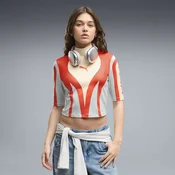 FUTURE.PUMA.ARCHIVE Moto Tight Top Women, Clothing, Buttercream, XS