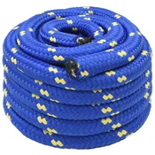 vidaXL Večnamenska uporabna vrv 60 mm 5 m Modra PP