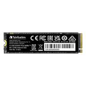 Verbatim Vi5000 SSD 512GB M.2 2280 PCIe Gen4 Internal Solid State Modules