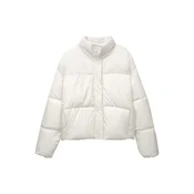 Pull&Bear Prehodna jakna naravno bela