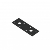 Spojna plocica LP1 100x35x2.5mm crna Domax