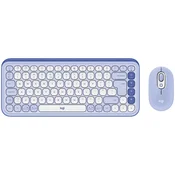 LOGITECH POP ICON COMBO - LILAC - US INTL - BT - INTNL-973