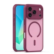 Ovitek za iPhone 17 Pro Max/18 Pro Max – Mag Matt z zaščito kamere, kostanjev