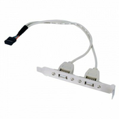 Gembird Kabl IDC 10-pin ženski na 2x USB-A 2.0 ženski | CCUSBRECEPTACLE