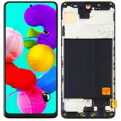 shumee LCD zaslon na dotik za Samsung Galaxy A51 SM-A515 Incell Frame