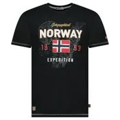 GEOGRAPHICAL NORWAY Majica kratak rukav juitre black db men 254 M