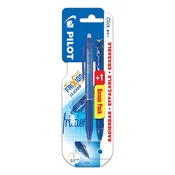 Rollertoll PILOT Frixion Clicker 0,25 mm plavo sklopivo olovka s gumicom + besplatna PILOT Acroball BeGreen plava kuglasta olovka BLRT-FR5-L+BAB-15F-L-BT